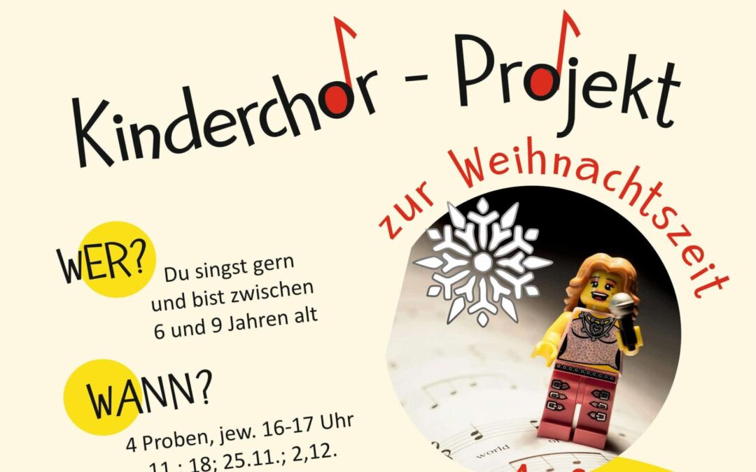 Kinderchorprojekt zum 2. Advent