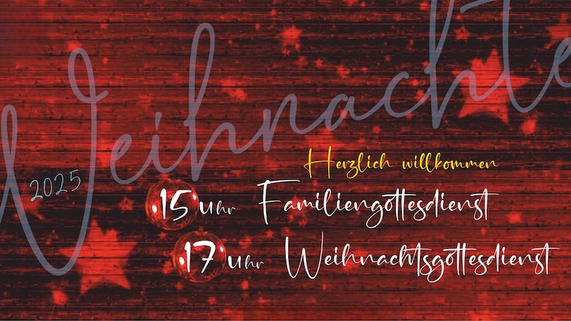 Gottesdienste an Weihnachten
