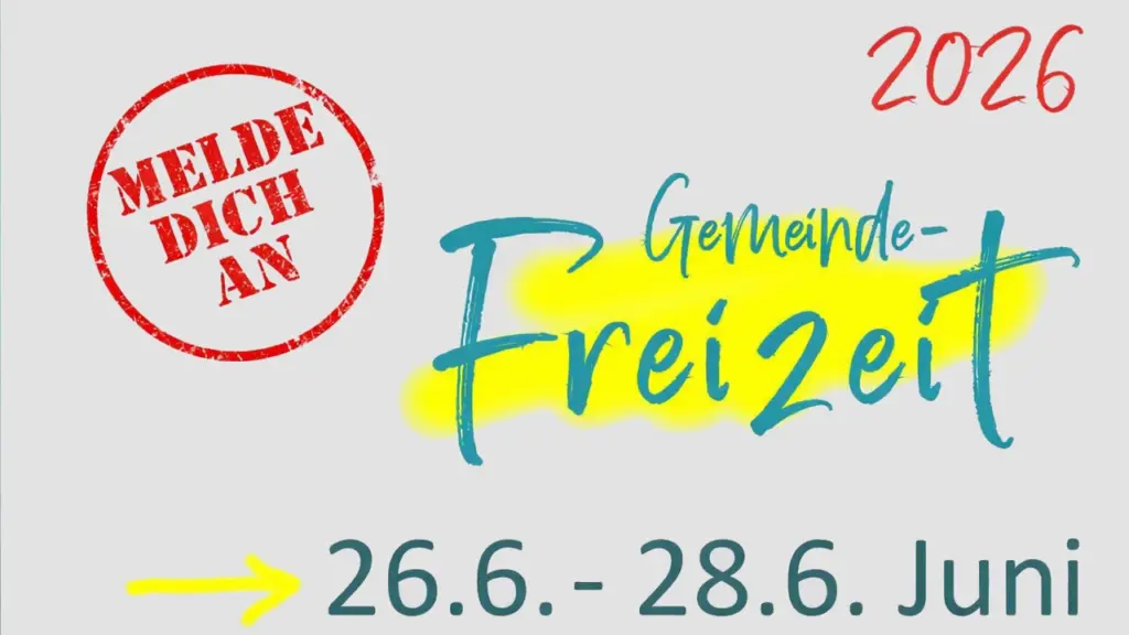 Gemeindefreizeit 2026